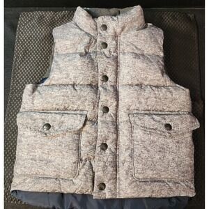 GAP ColdControl Max Puffer Vest Warmest Primaloft Heather Gray Sz 3T